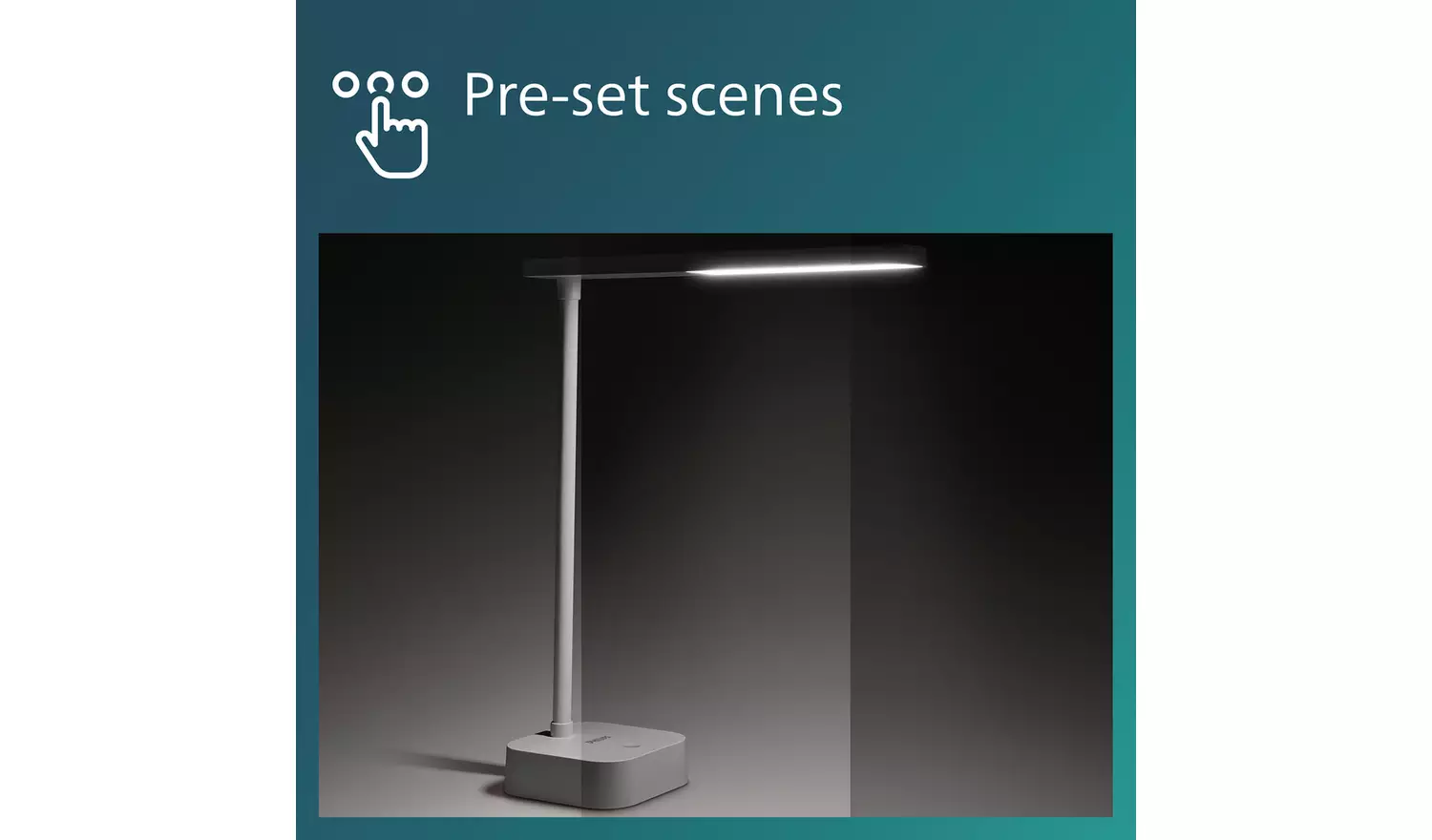 Philips Tilpa LED Portable Touch Desk Lamp - White