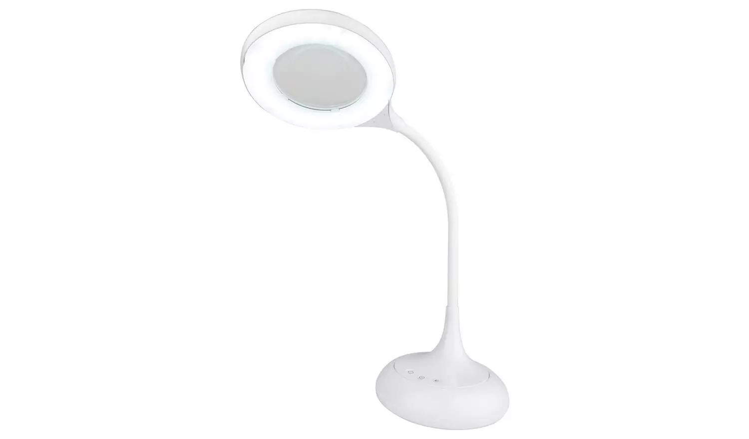 Xtralite LED Magnifier Adjustable Desk Lamp - White