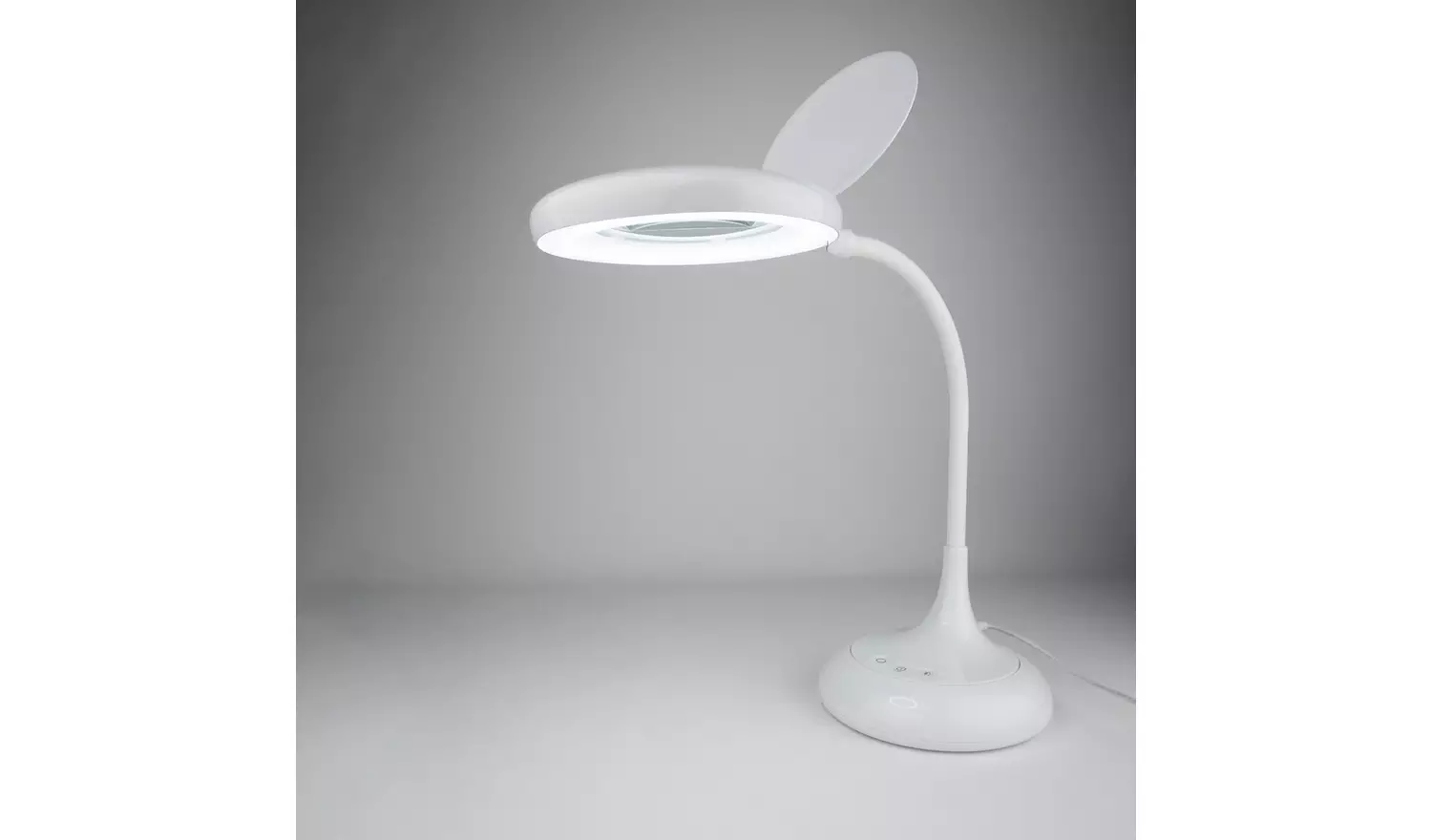 Xtralite LED Magnifier Adjustable Desk Lamp - White