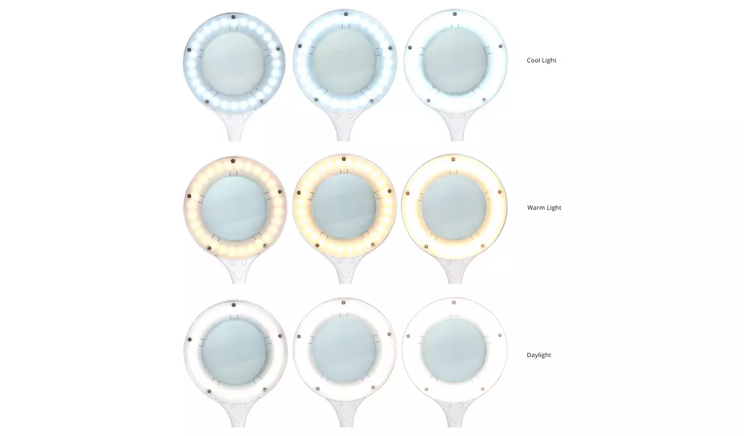 Xtralite LED Magnifier Adjustable Desk Lamp - White