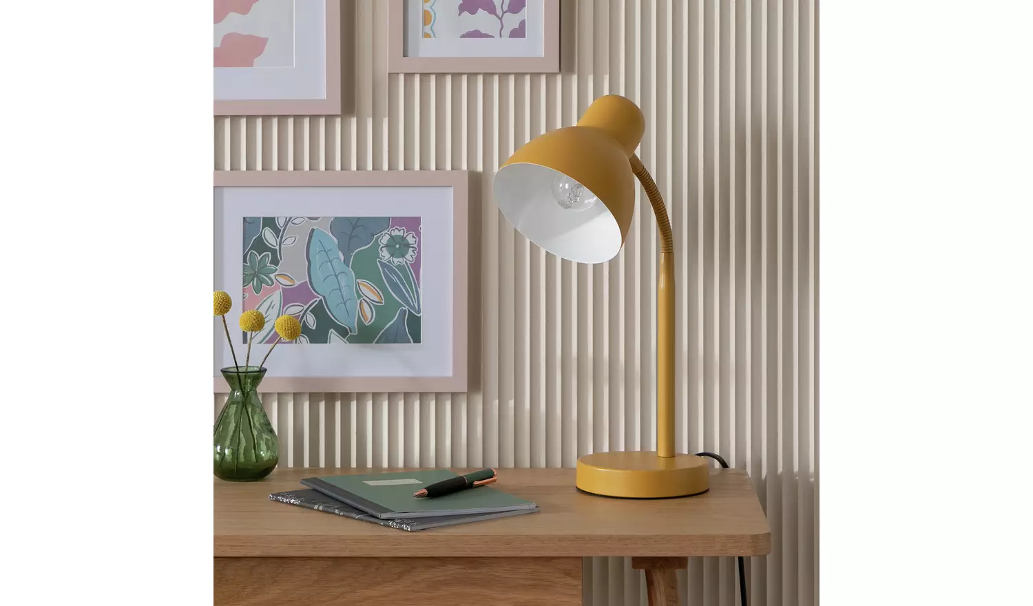Argos Home Desk Lamp - Mustard