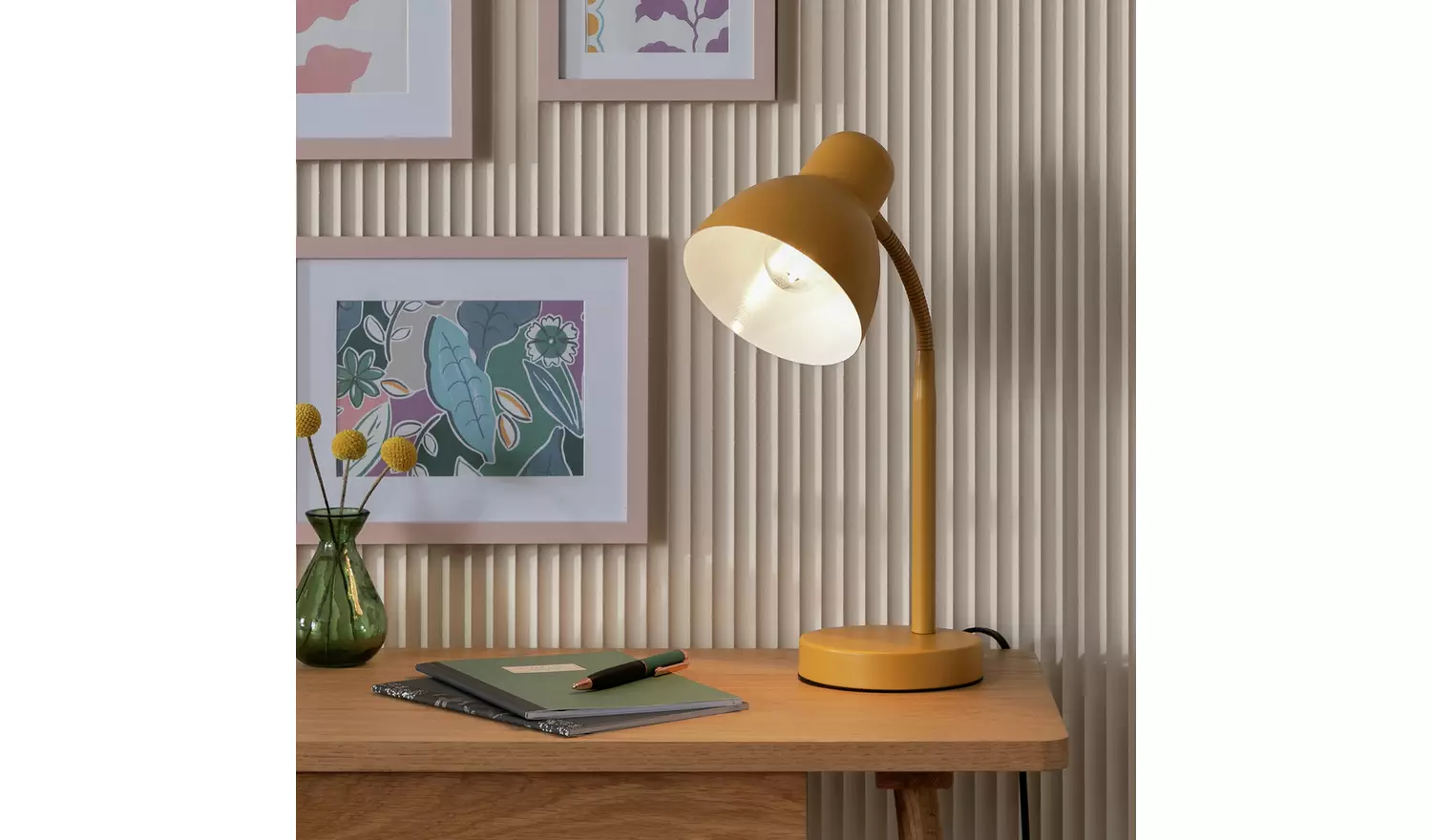 Argos Home Desk Lamp - Mustard