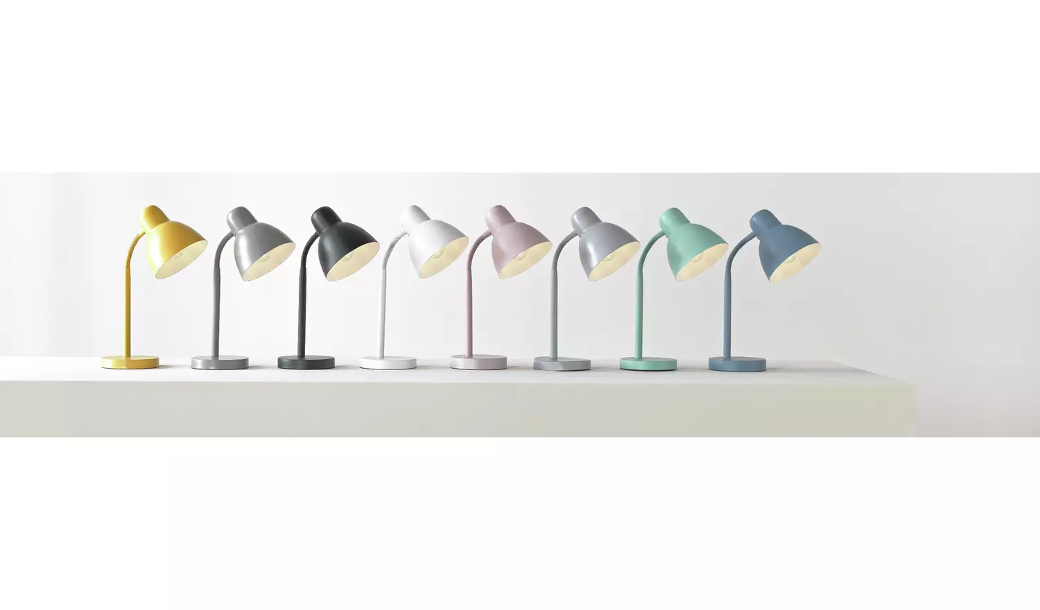 Argos Home Desk Lamp - Flint Grey