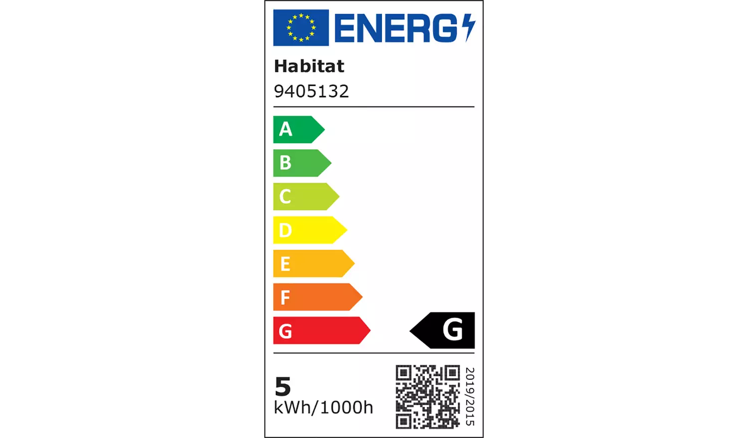 Habitat Mopsa LED Touch Desk Lamp - White