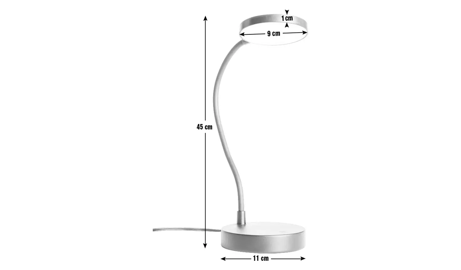 Habitat Mopsa LED Desk Lamp - Black