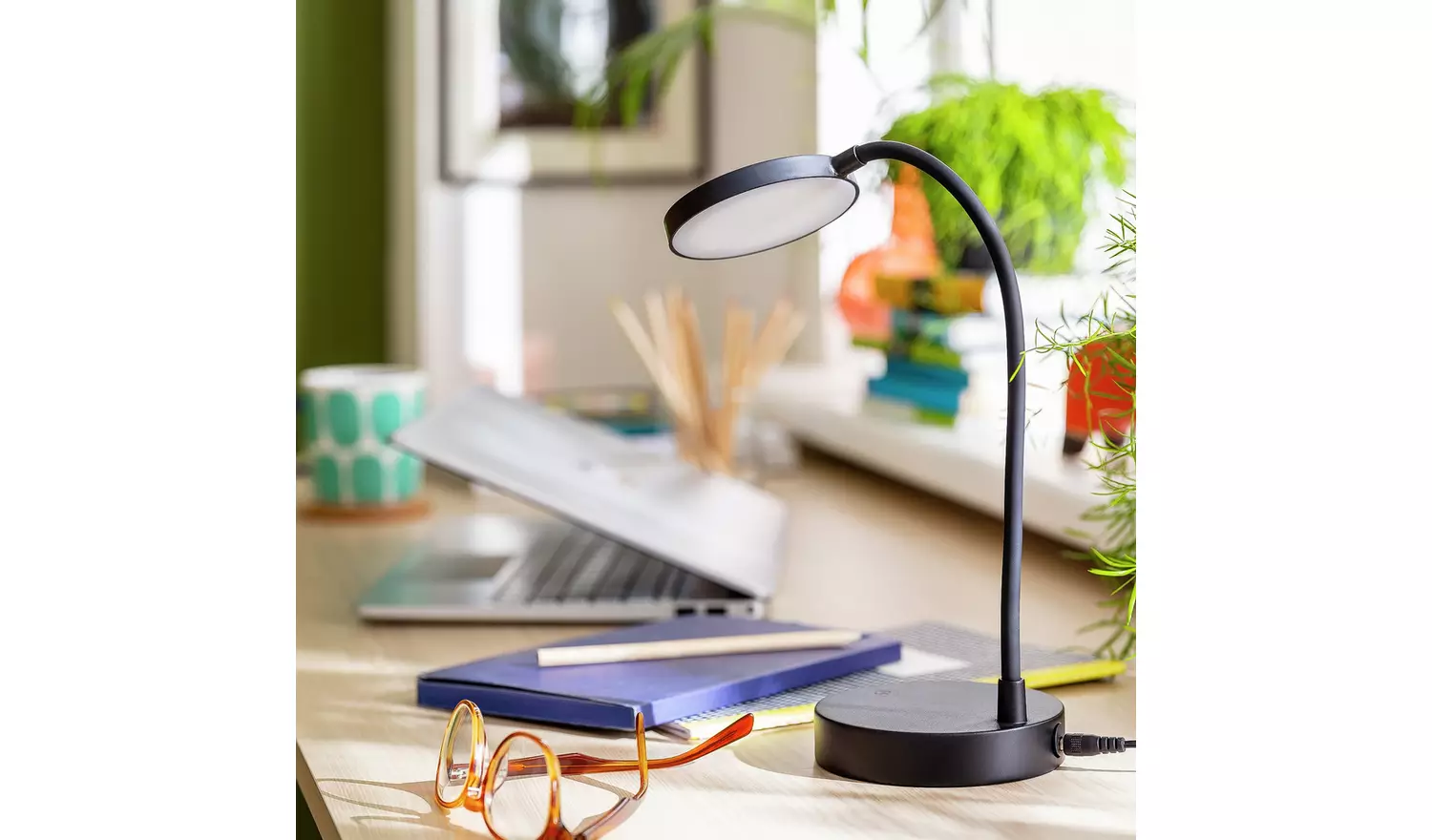 Habitat Mopsa LED Desk Lamp - Black
