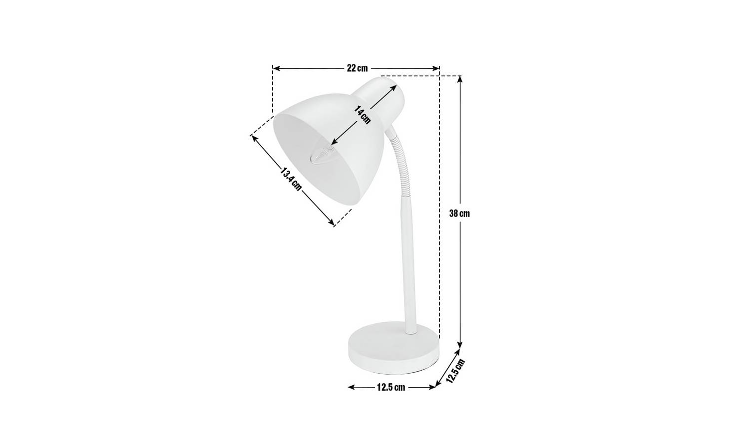 Argos Home Desk Lamp - Blush Pink