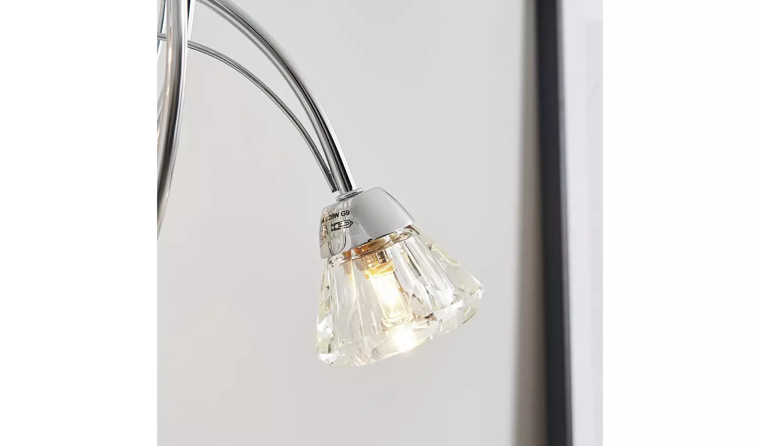 BHS Sagitarius 3 Light Floor Lamp - Silver