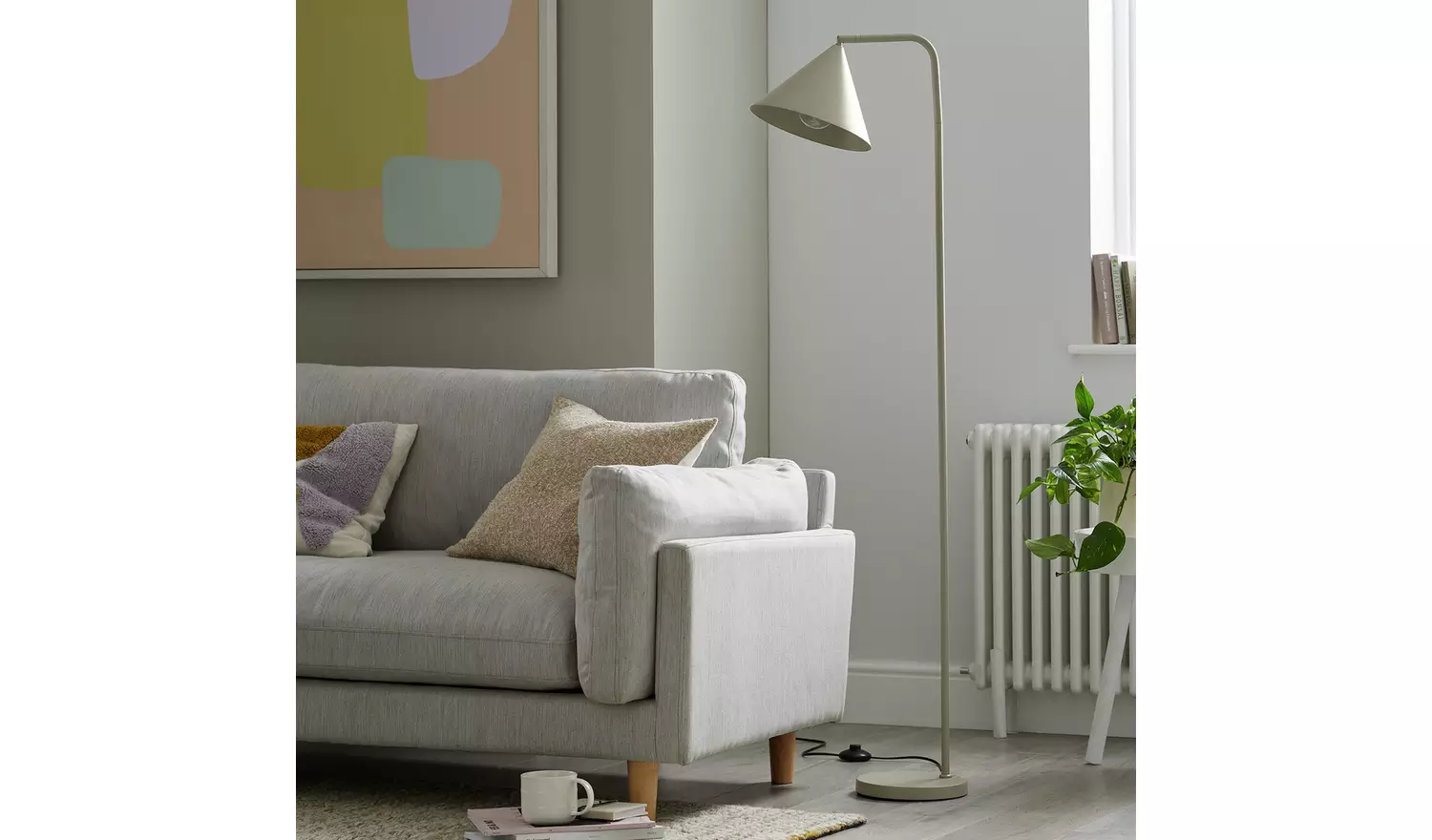 Habitat Cone Adjustable Floor Lamp - Sage