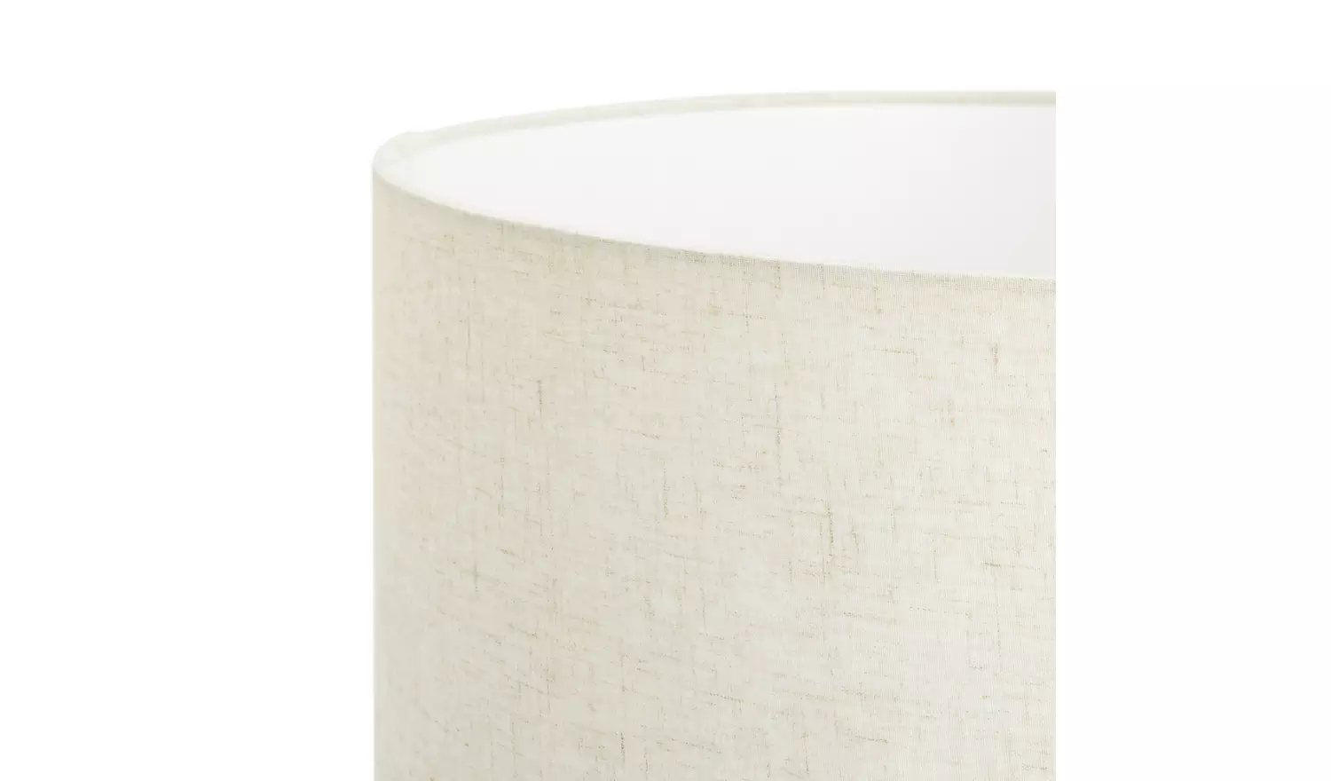 Habitat Lyle Rubber Wood Tripod Floor Lamp - Natural & Cream