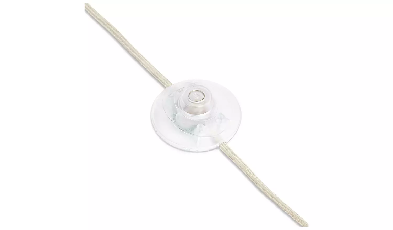 Habitat Abas Brushed Chrome&Bubble Glass Floor Lamp - Nickel