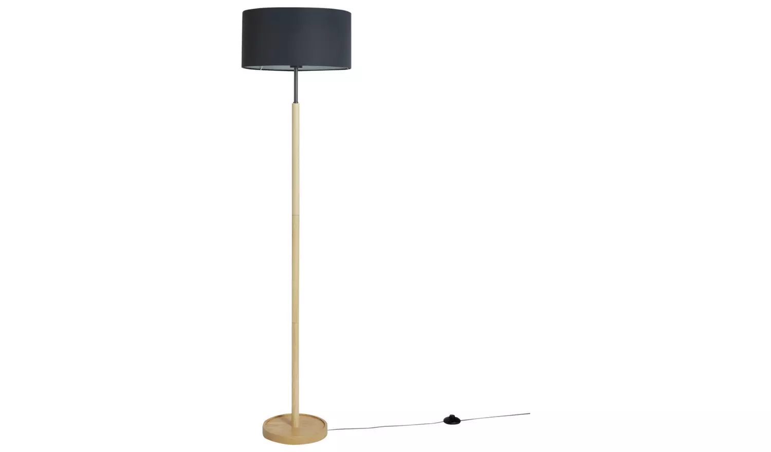 Argos Home Gloss Stick Floor Lamp - Grey