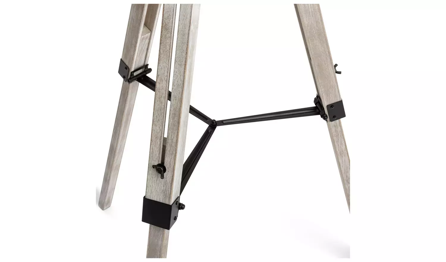 Habitat Lyle Wooden Tripod Floor Lamp - Grey