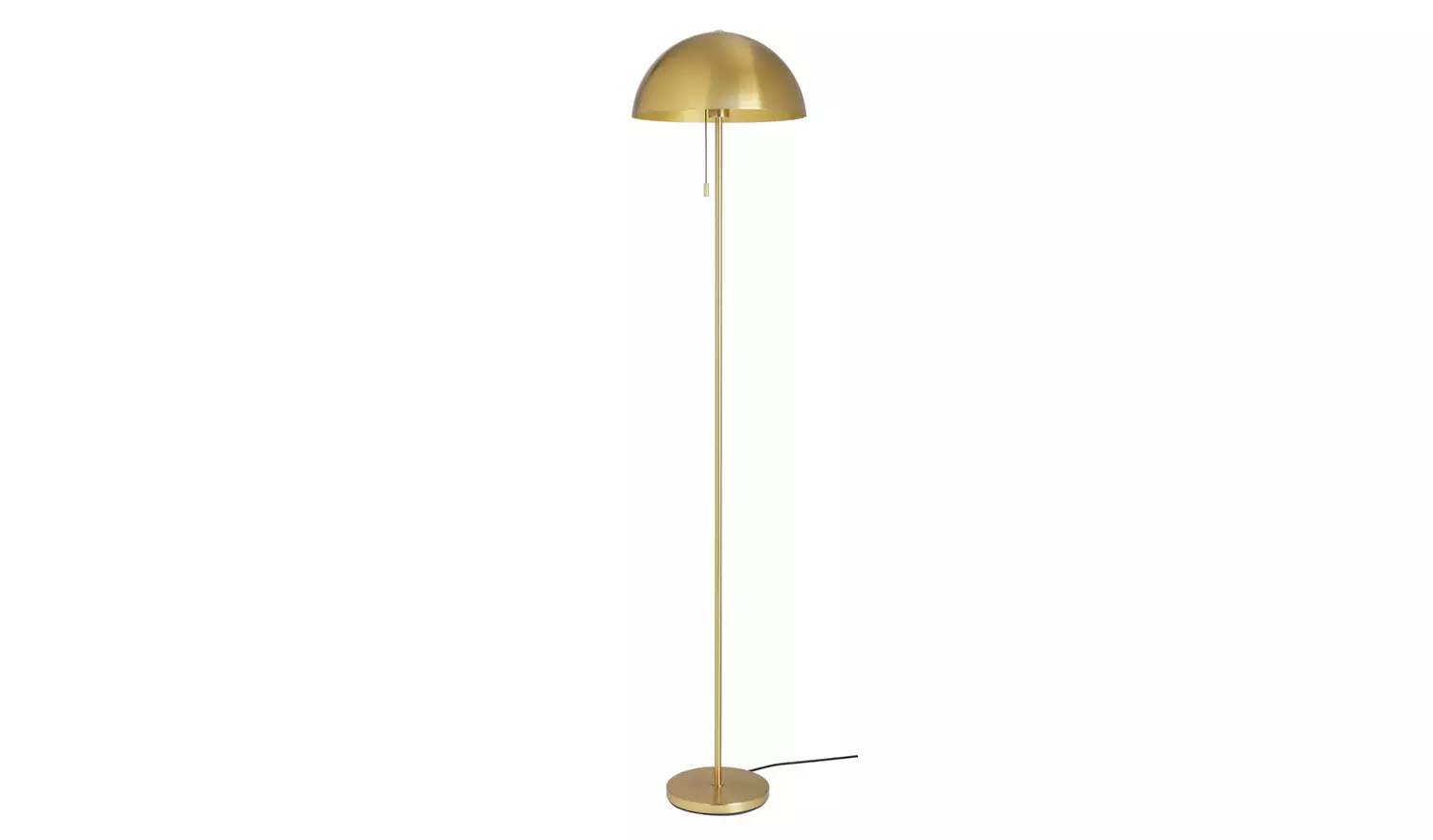 Habitat Mushroom Floor Lamp - Brushed Brass