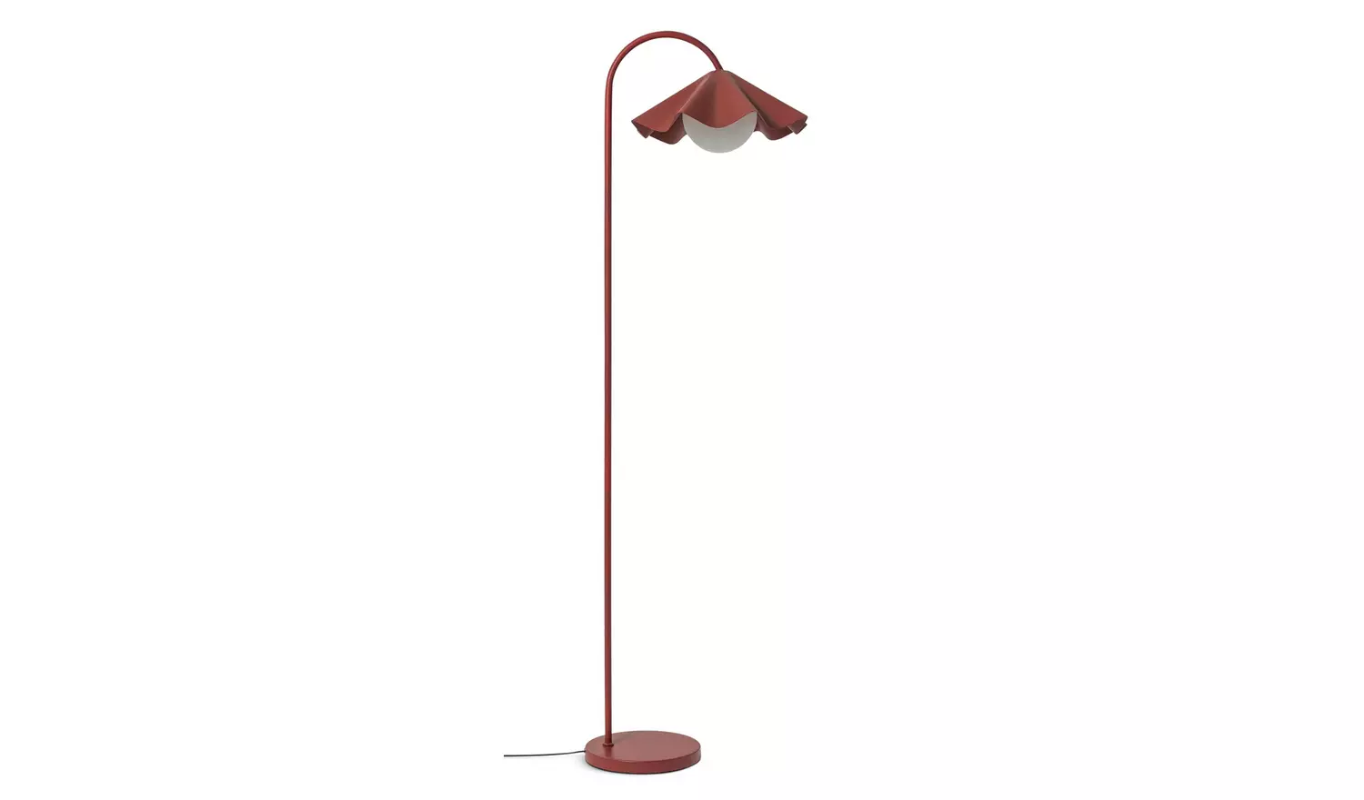 Habitat Yuno Pleat Floor Lamp - Red