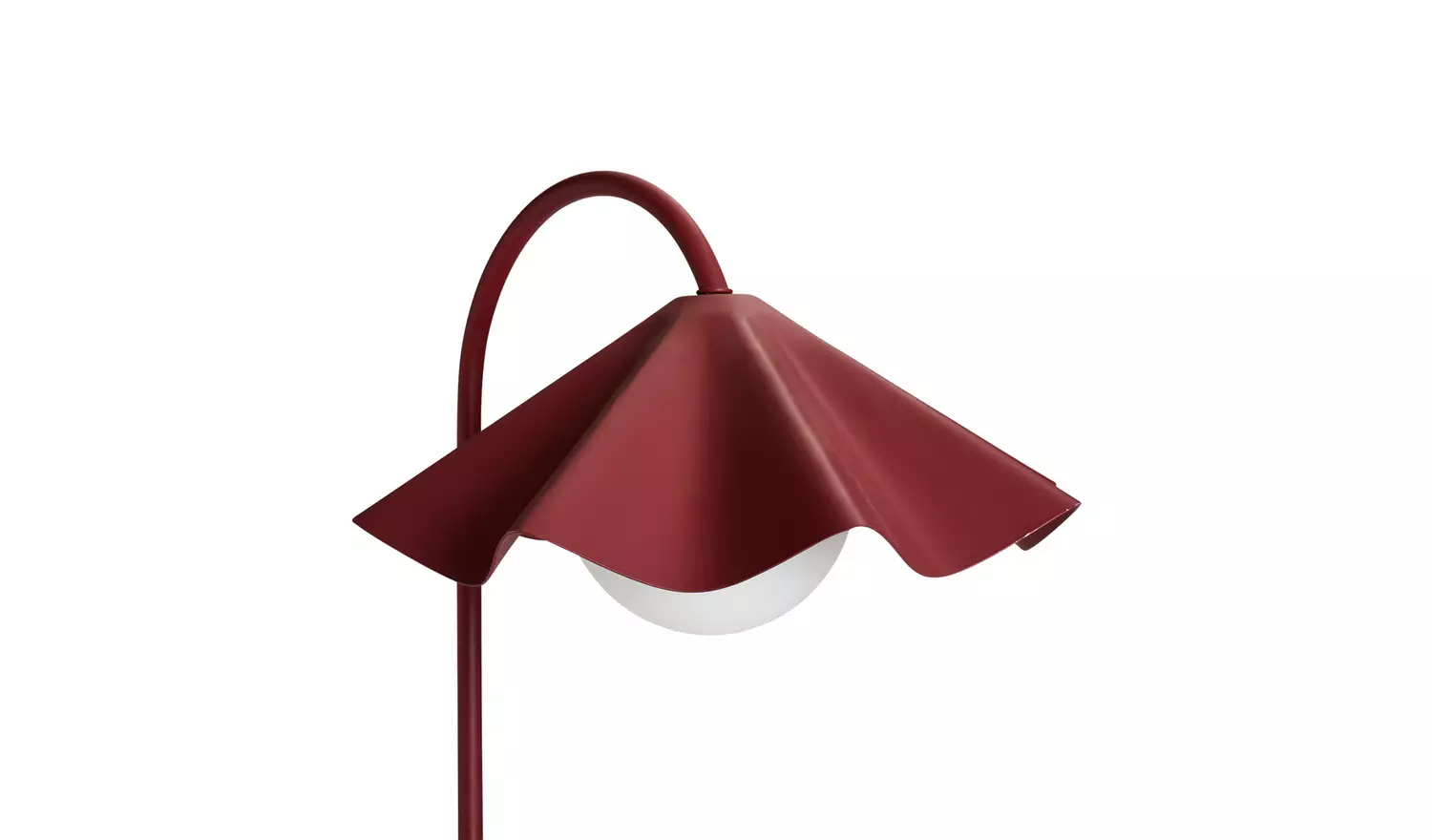 Habitat Yuno Pleat Floor Lamp - Red