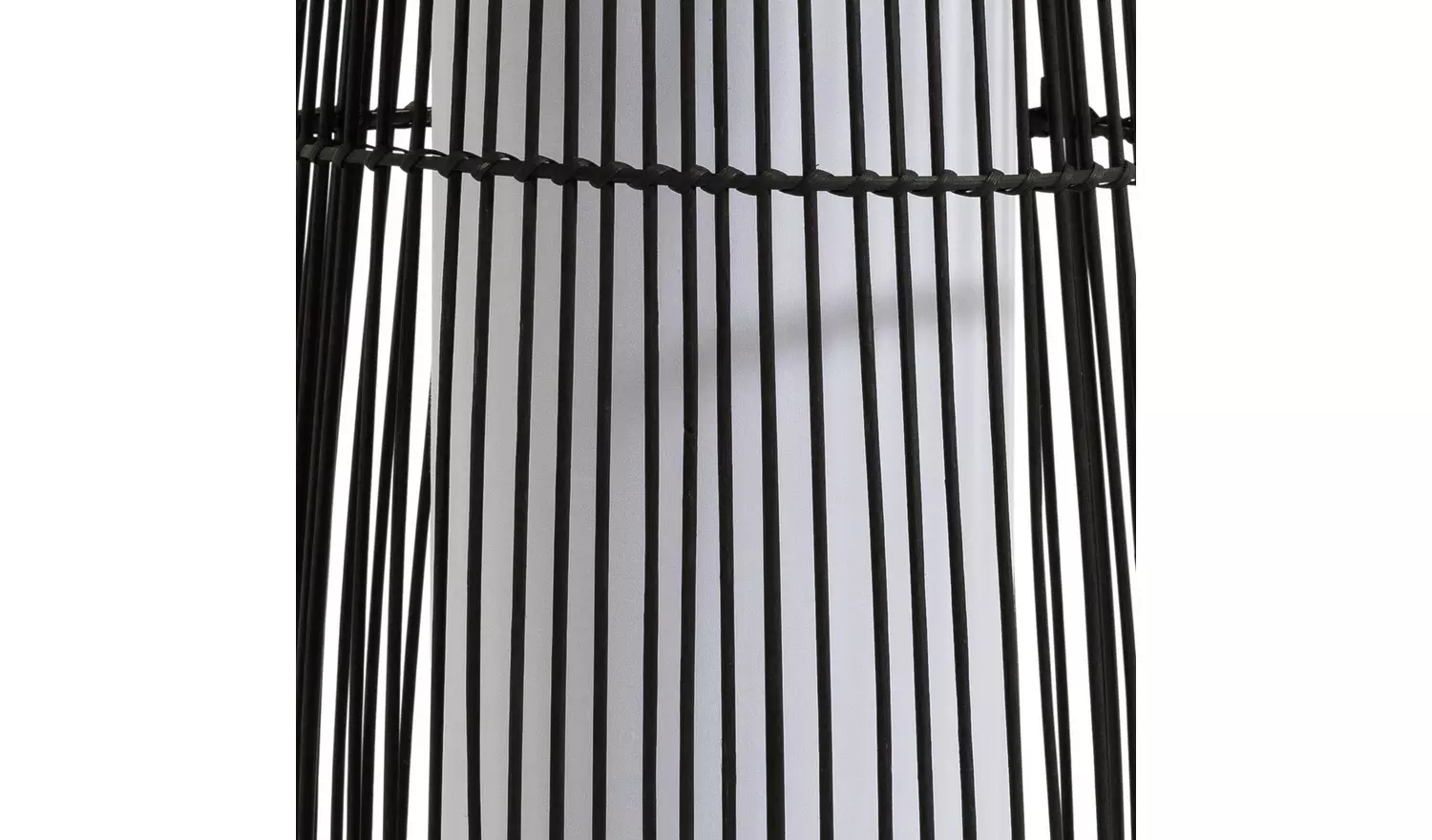 Argos Home Chocolate Rattan Floor Lamp