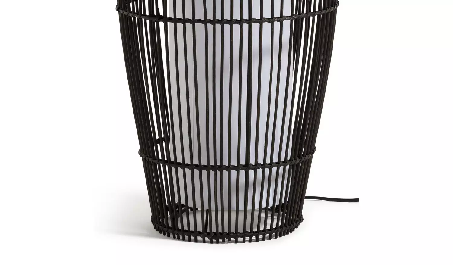 Argos Home Chocolate Rattan Floor Lamp