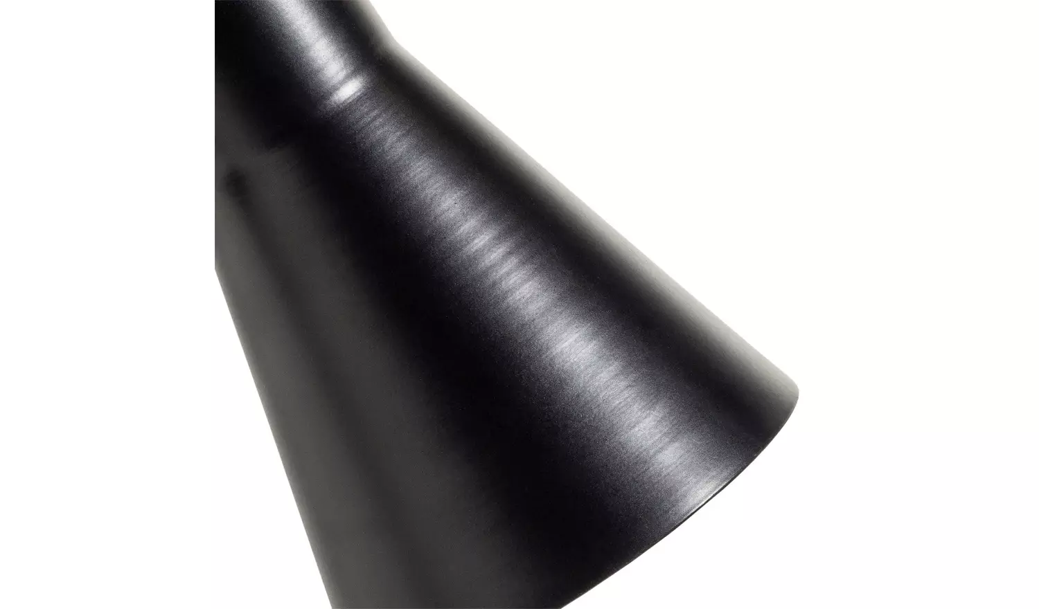 Habitat Swing Arm Floor Lamp - Matt Black