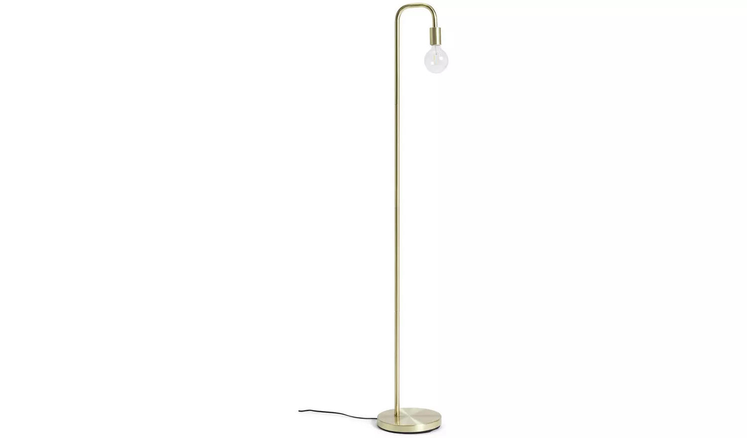 Habitat Rayner Floor Lamp - Brass