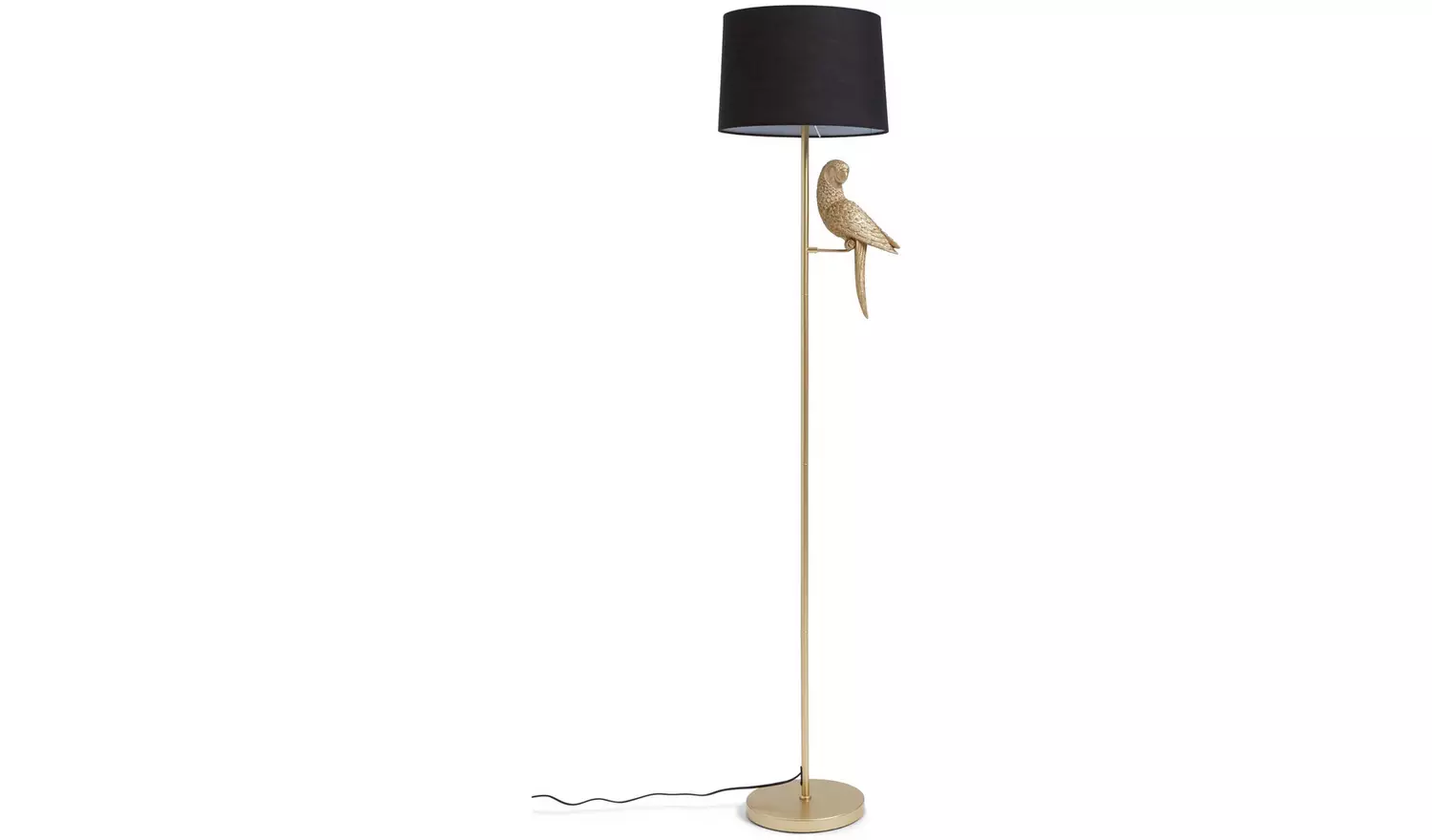 Argos Home Pax The Parrot Floor Lamp - Gold and Black
