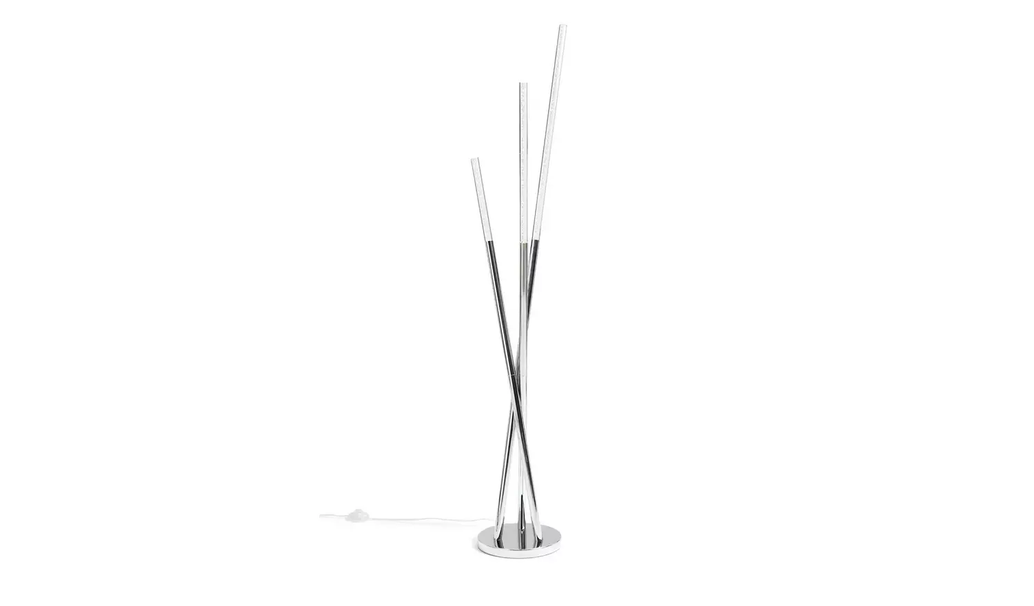 Argos Home Bubble 3 Light Floor Lamp - Chrome