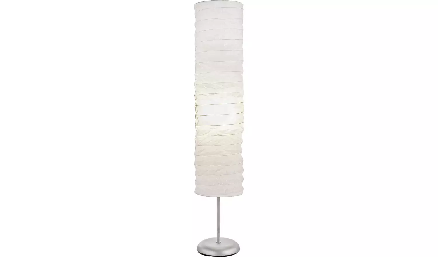 Argos Home Tube Paper Floor Lamp - White