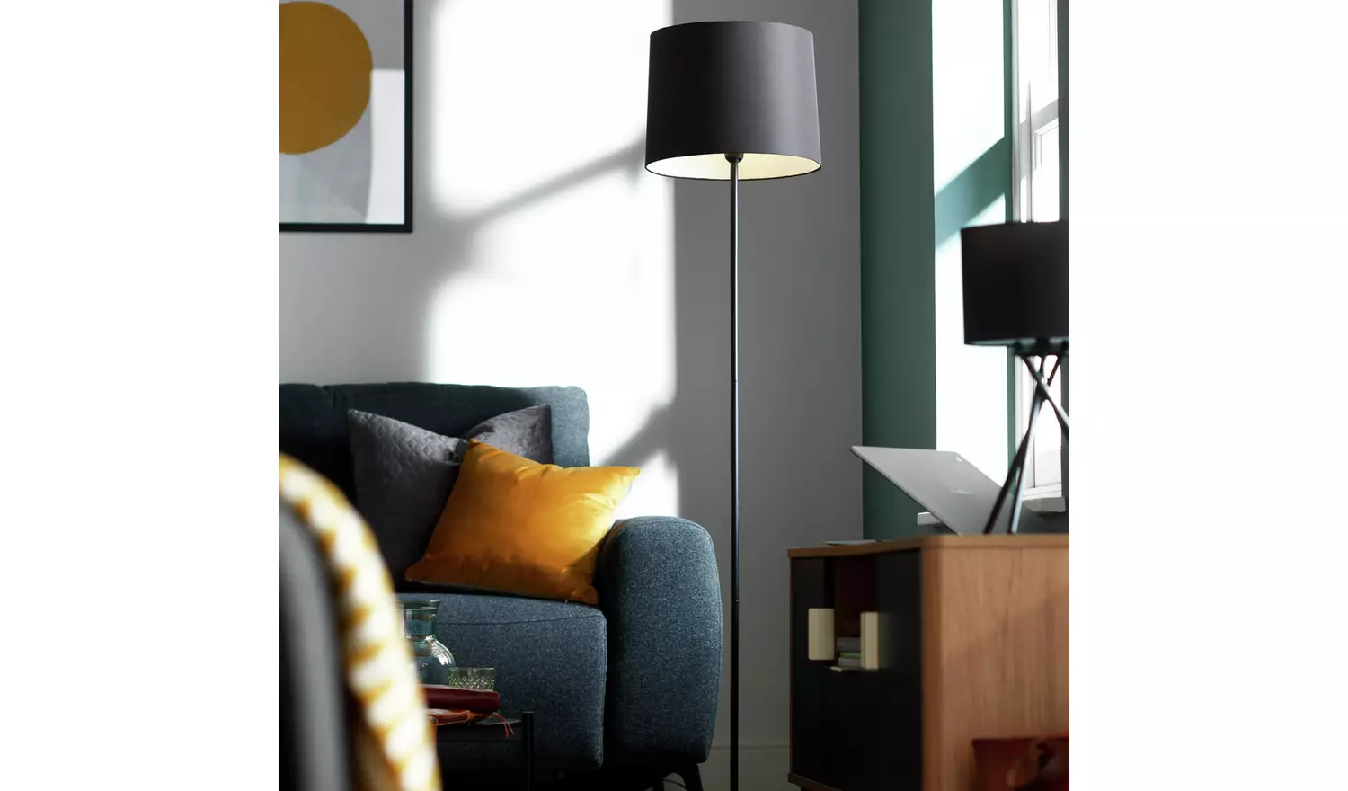 Argos Home Tisa Base Only Floor Lamp - Black
