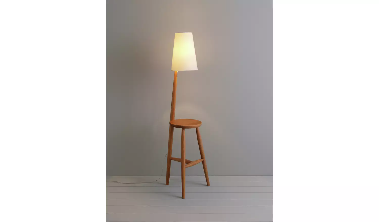 Habitat Wallace Complete Floor Lamp - Oak