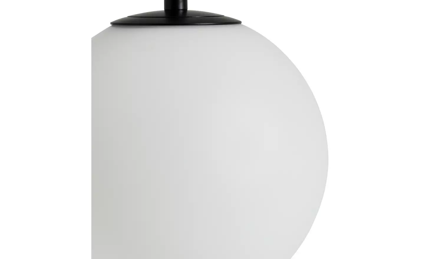 Habitat Sagara Opal Shelf Floor Lamp - Black
