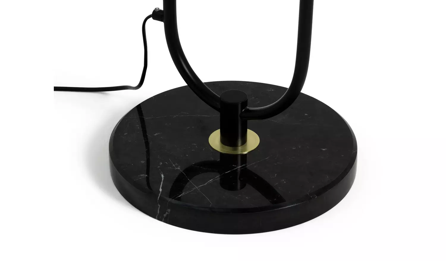 Habitat Sagara Opal Shelf Floor Lamp - Black