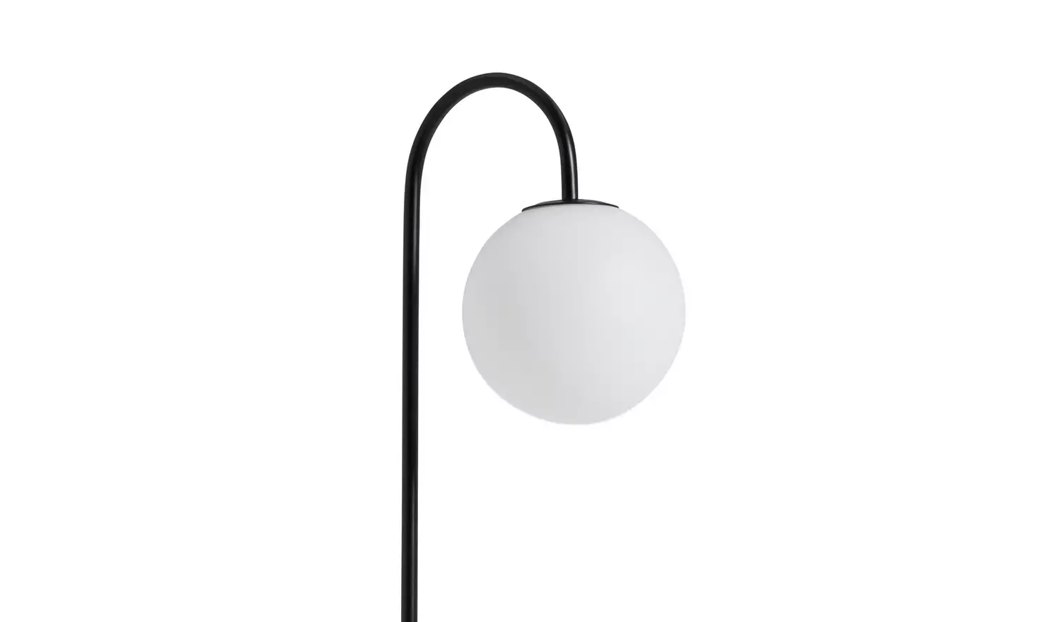 Habitat Sagara Opal Shelf Floor Lamp - Black