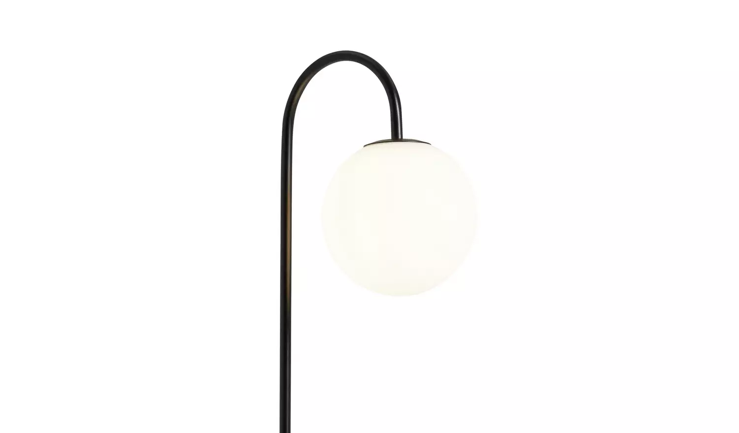 Habitat Sagara Opal Shelf Floor Lamp - Black