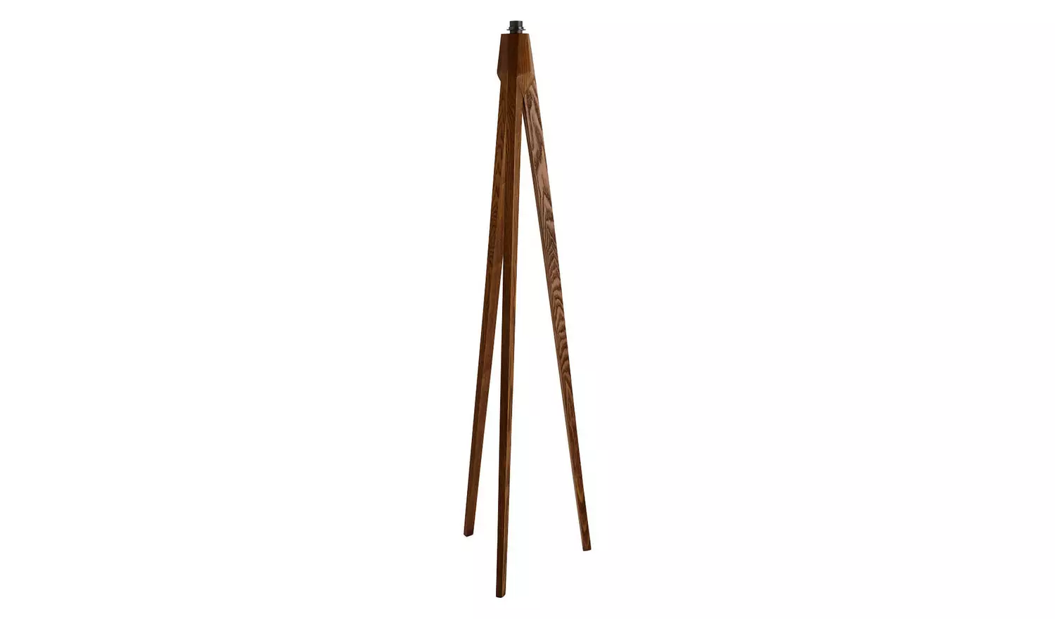 Habitat Tripod Floor Lamp Base - Walnut Stain