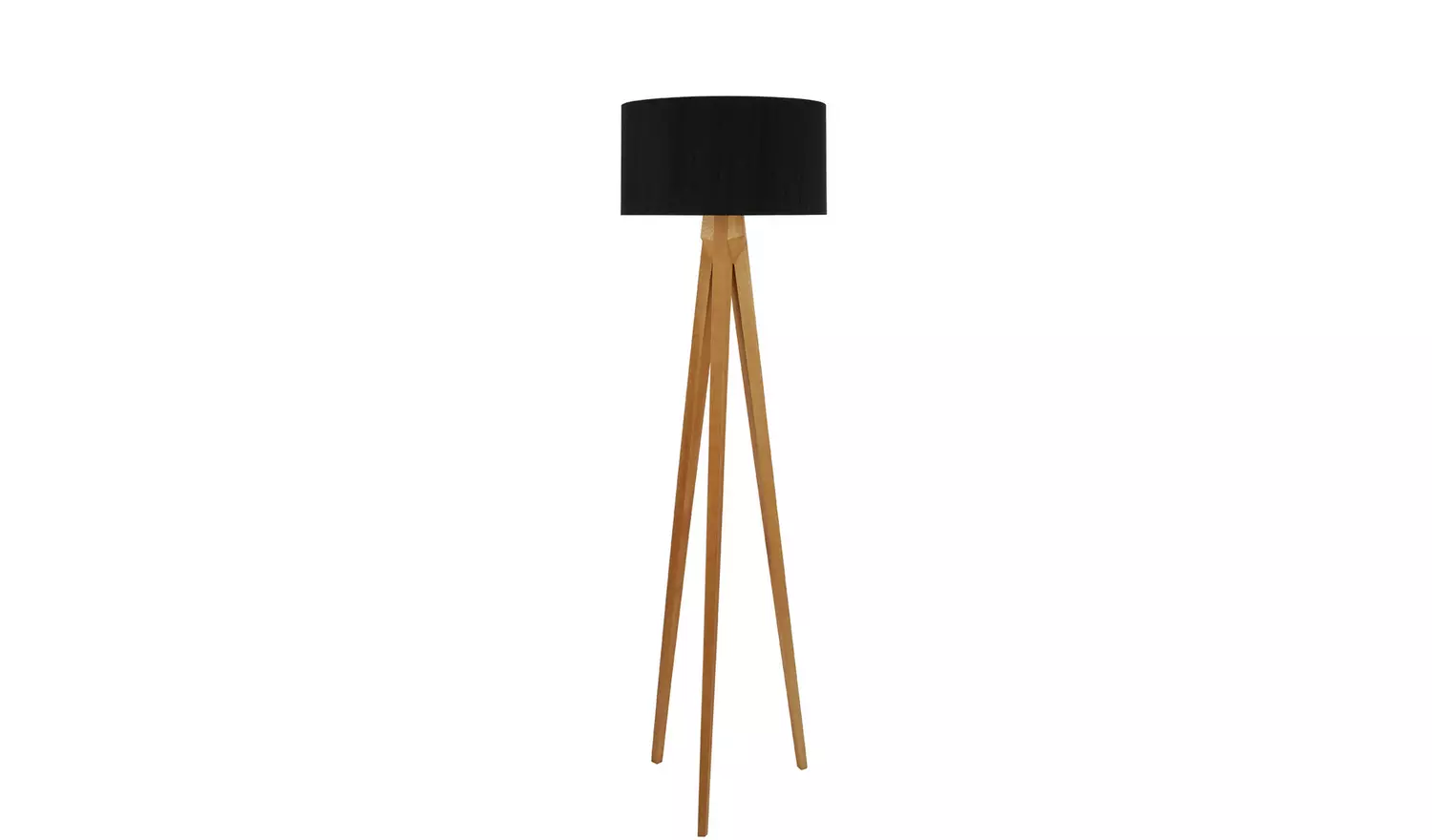 Habitat Tripod Wooden Floor Lamp Base Only - Ash