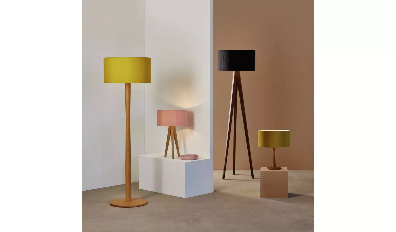 Habitat Pole Floor Lamp Base Only - Oak