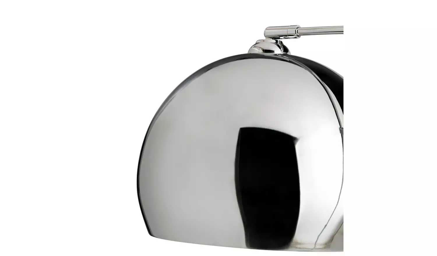 Habitat Nalone Arc Floor Lamp – Chrome & Marble