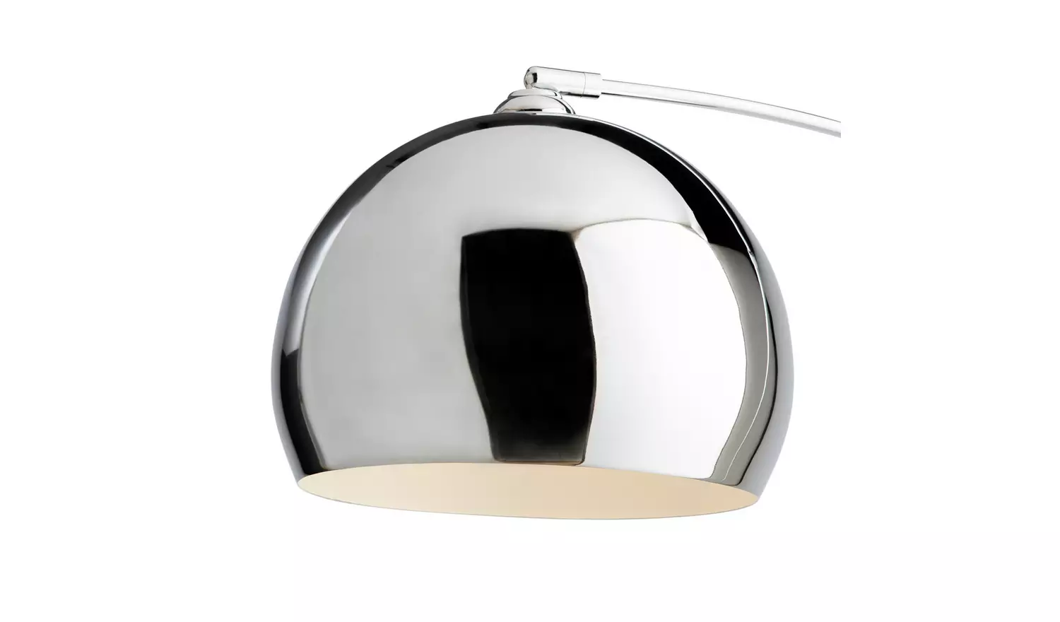 Habitat Nalone Arc Floor Lamp – Chrome & Marble