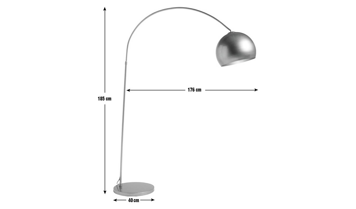 Habitat Wilderness Large Arc Floor Lamp