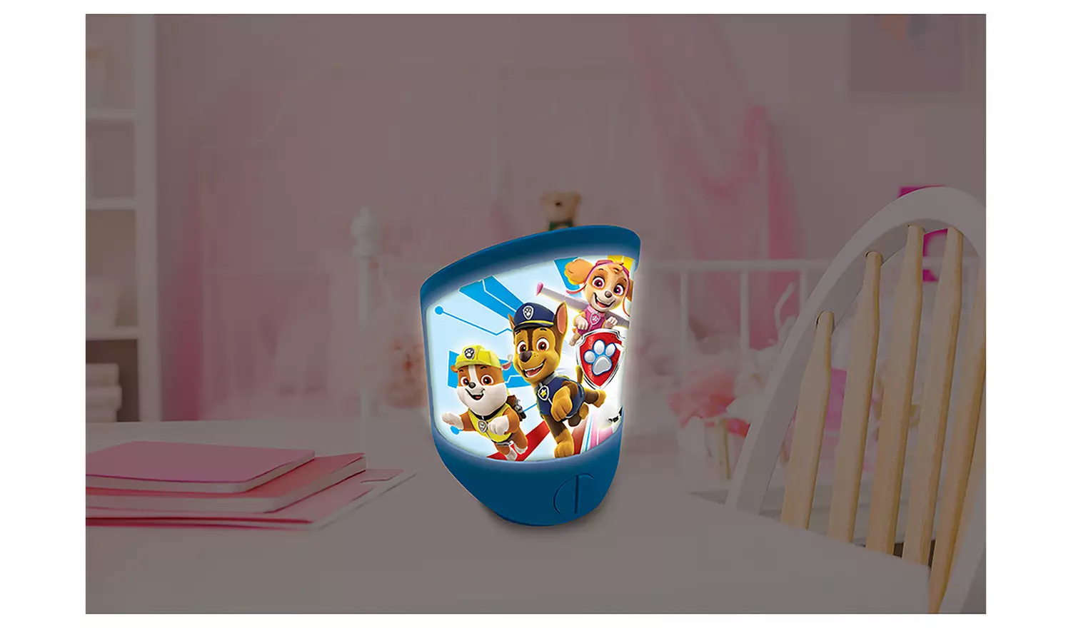 Paw Patrol Kids LED 3D Wall and Table Night Light - Blue
