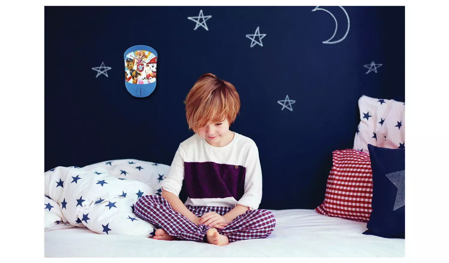 Paw Patrol Kids LED 3D Wall and Table Night Light - Blue