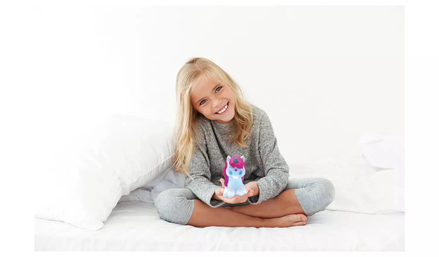 Unicorn Kids LED 3D Design Colour Changing Night Light-White