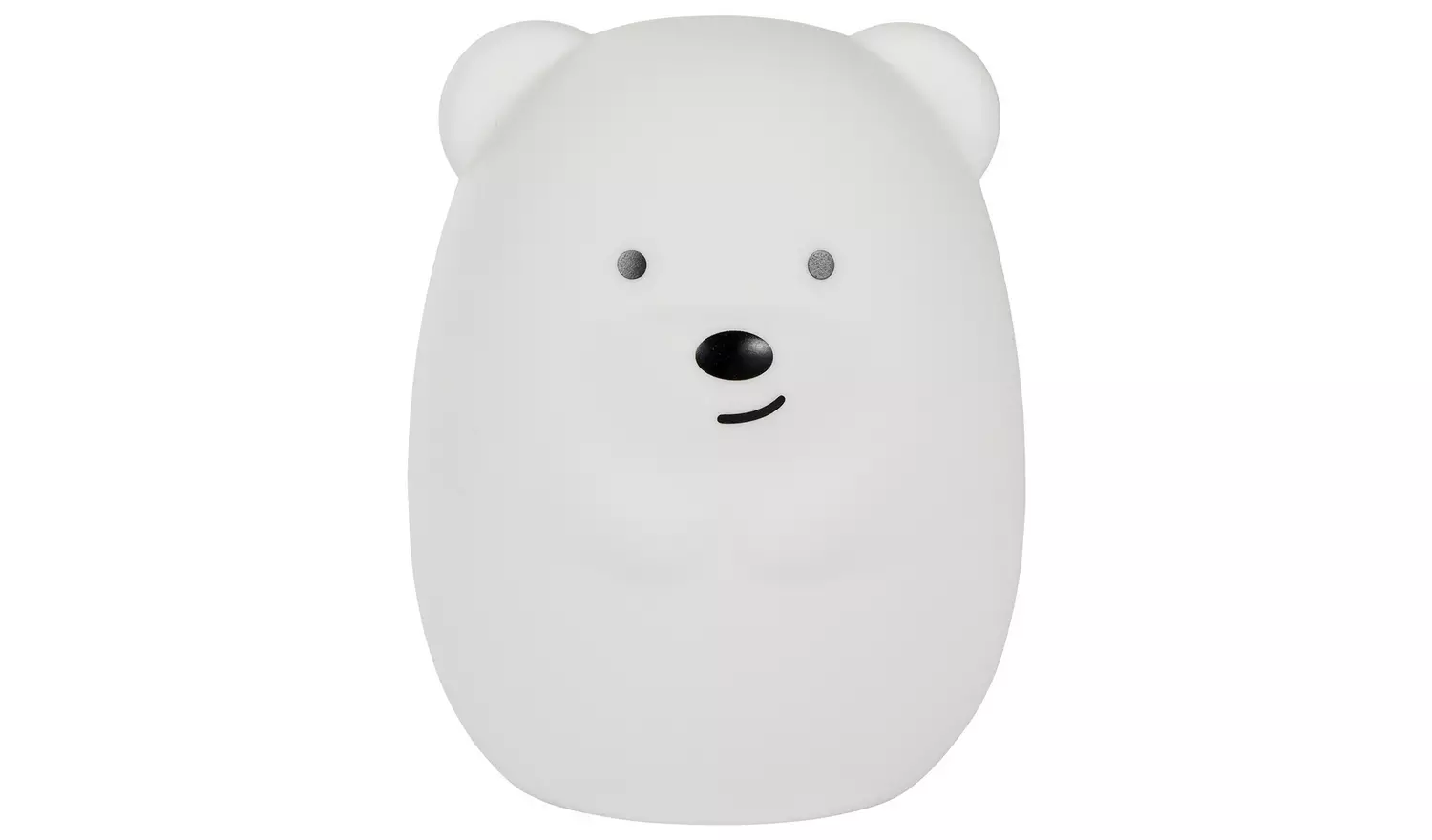Glow Kids Bear LED Silicone Night Table Light- Multicoloured