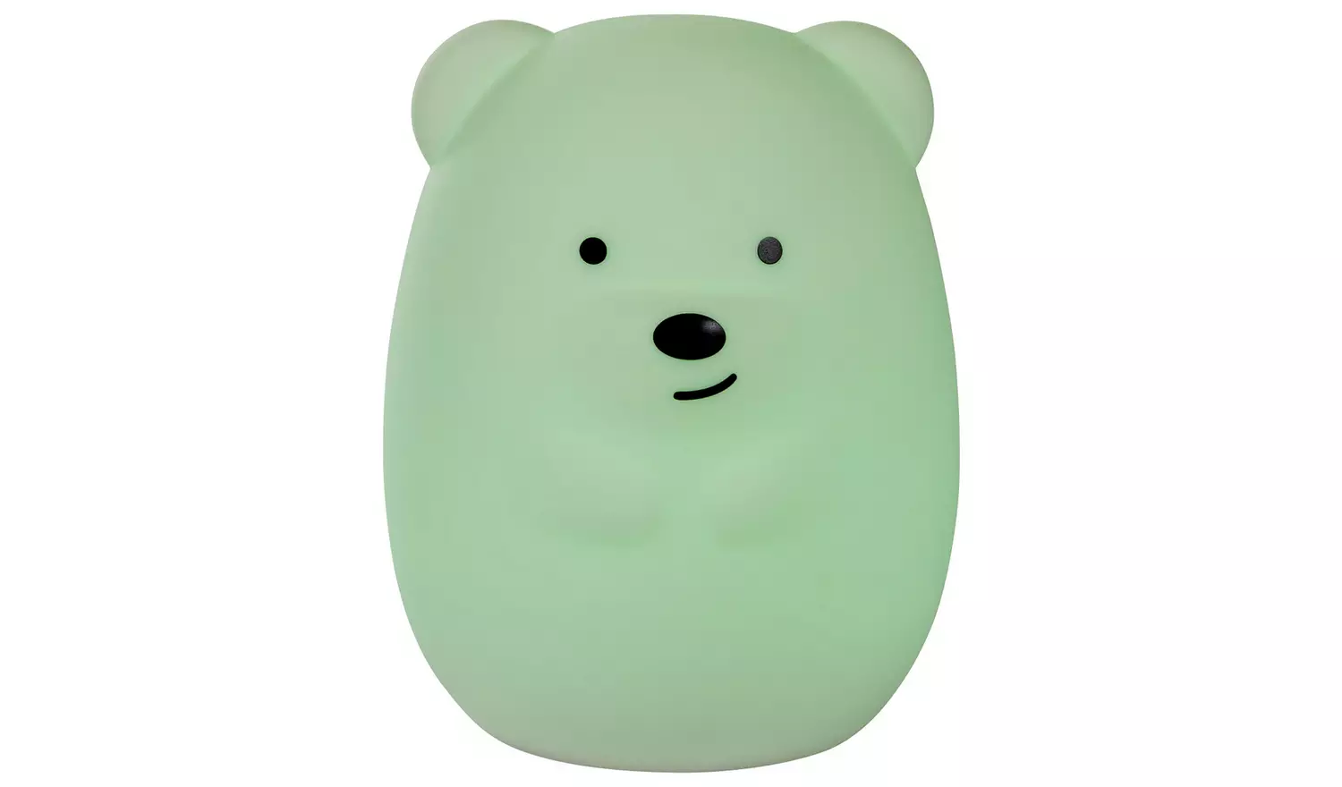 Glow Kids Bear LED Silicone Night Table Light- Multicoloured