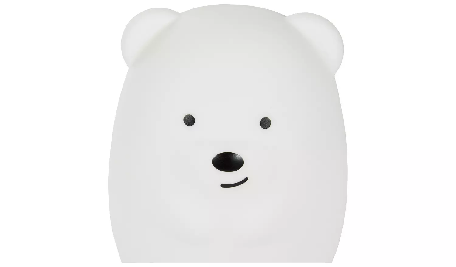 Glow Kids Bear LED Silicone Night Table Light- Multicoloured