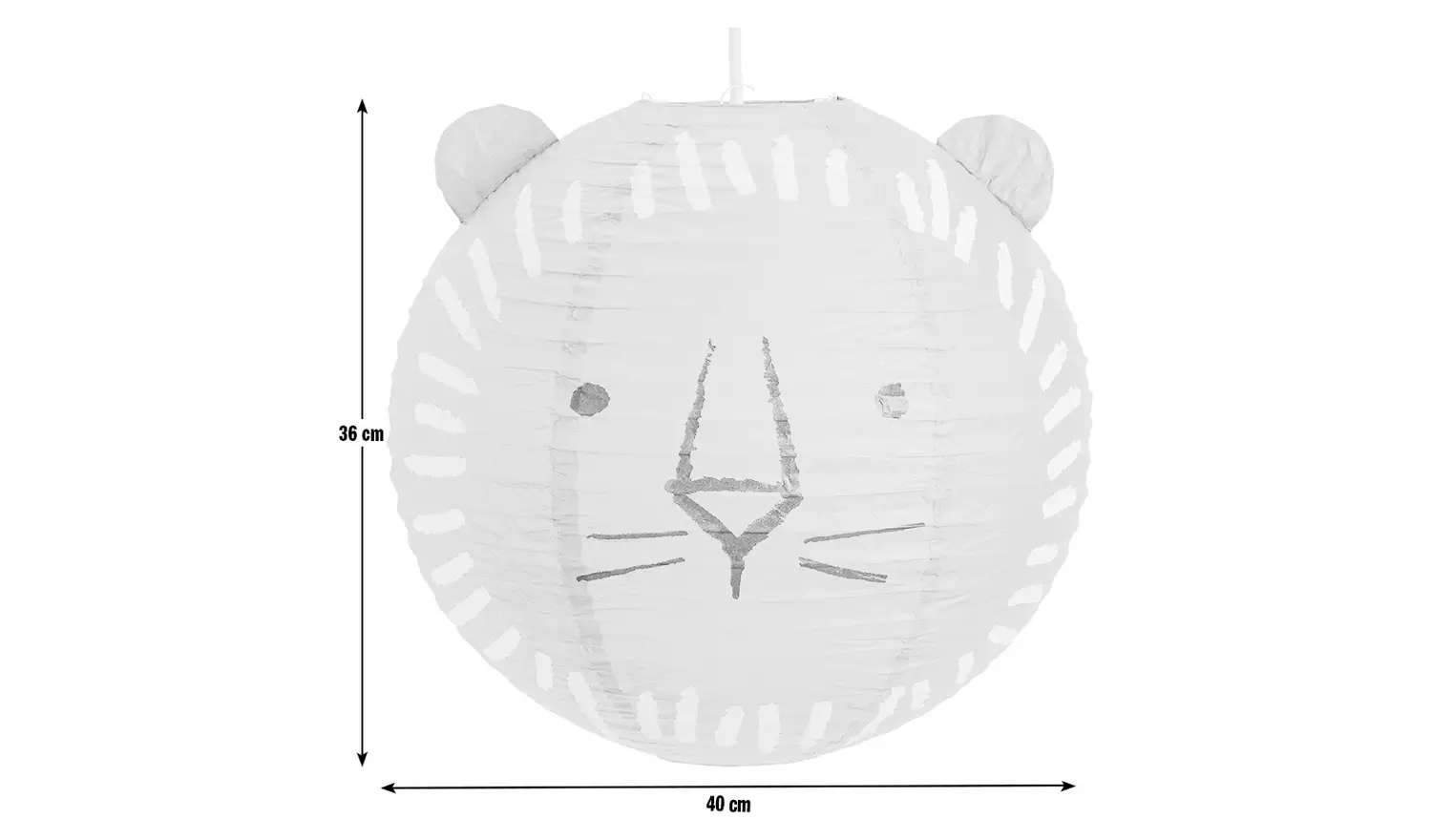 Habitat Kids Lion Paper Pendant Shade - Yellow