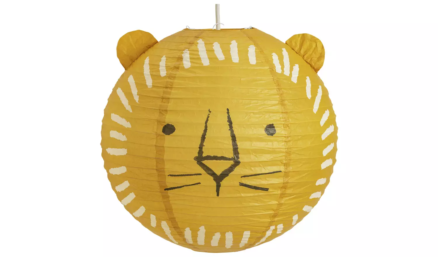 Habitat Kids Lion Paper Pendant Shade - Yellow