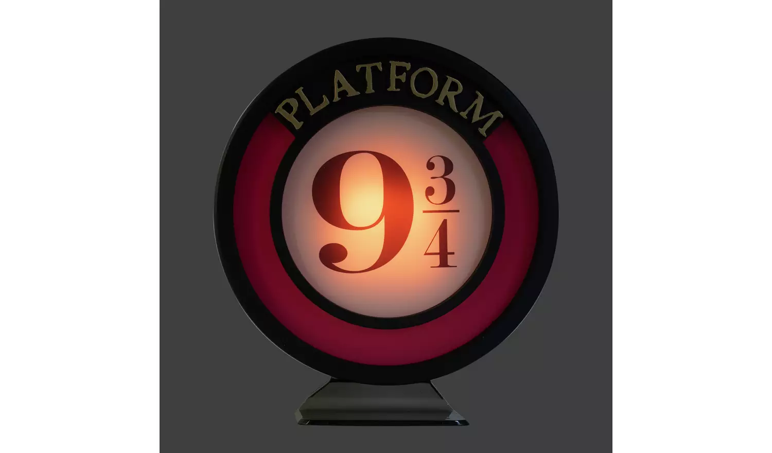 Warner Brothers Harry Potter Platform 9 3/4 Desk Lamp -White