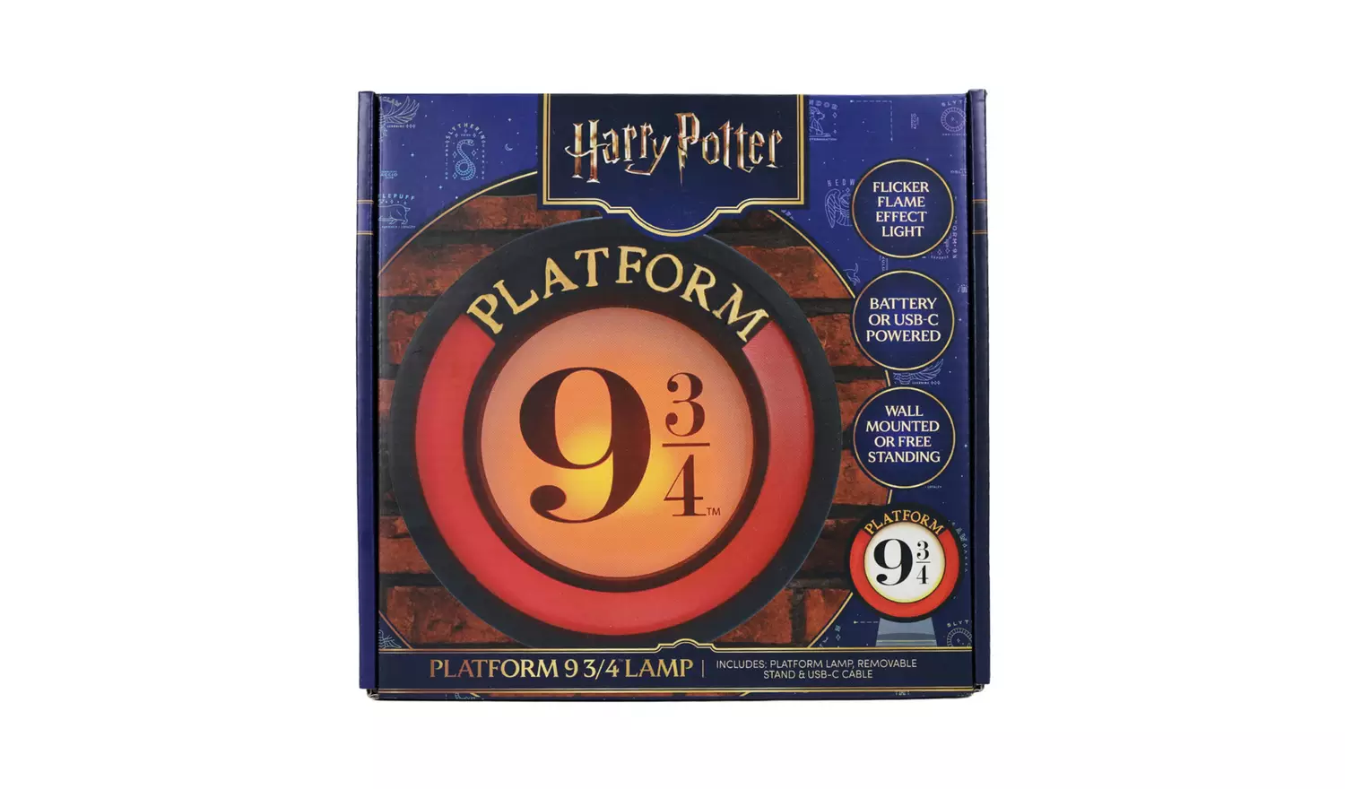 Warner Brothers Harry Potter Platform 9 3/4 Desk Lamp -White