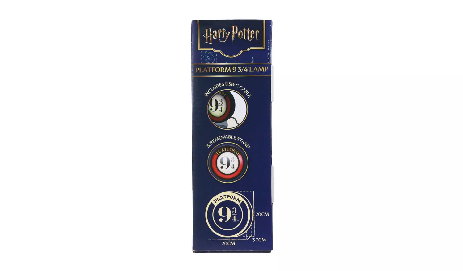 Warner Brothers Harry Potter Platform 9 3/4 Desk Lamp -White